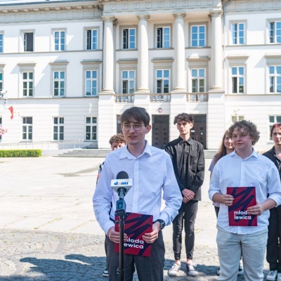 Konferencja prasowa Młodej Lewicy